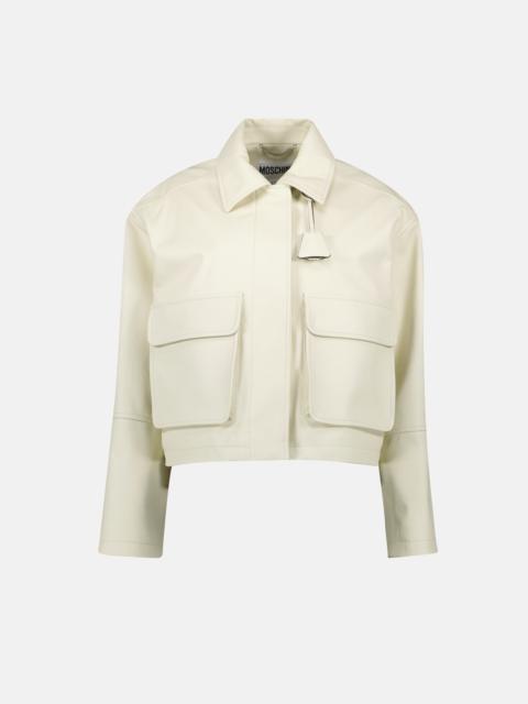 Moschino Blouson en cuir