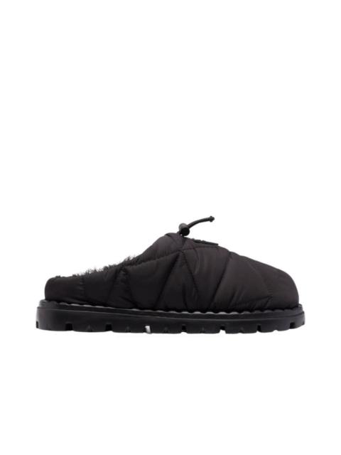 Prada Re-Nylon Shearling-lined Mules