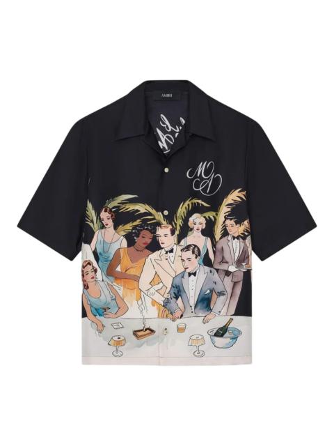 AMIRI Bar Scene Bowling Shirt