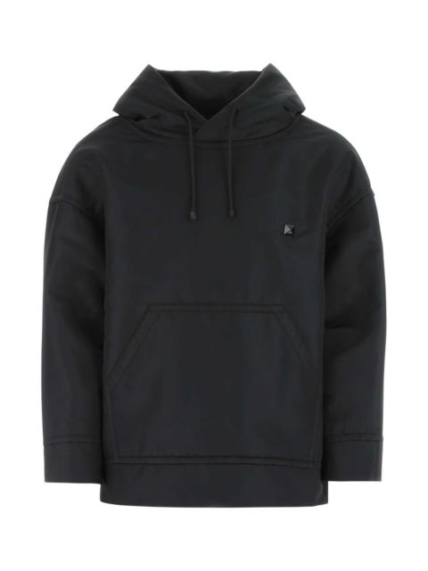 Valentino Valentino Garavani Men Black Nylon Sweatshirt
