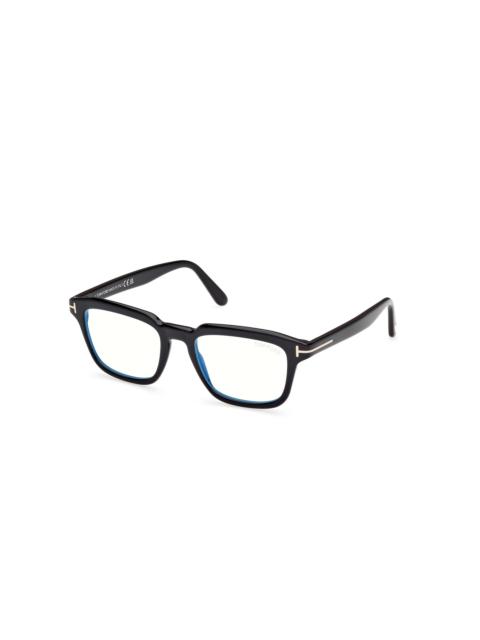 TOM FORD Tom Ford Blue Light Block Rectangular Men's Eyeglasses FT6032-B 001 52
