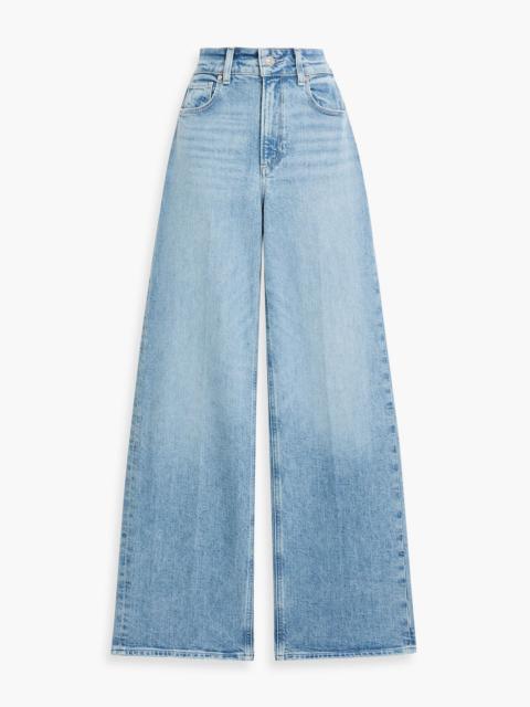 Other Designers Sasha faded high-rise wide-leg jeans
