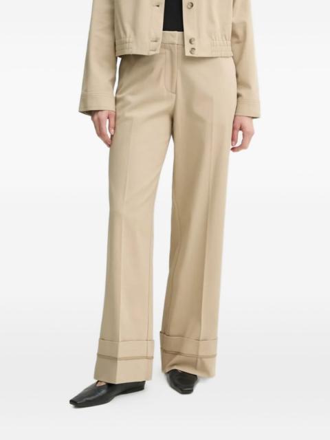 SAMSØE SAMSØE cuffed wide-leg trousers