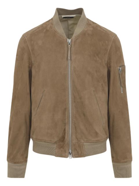 TOM FORD Tom Ford Zip-up Suede Jacket