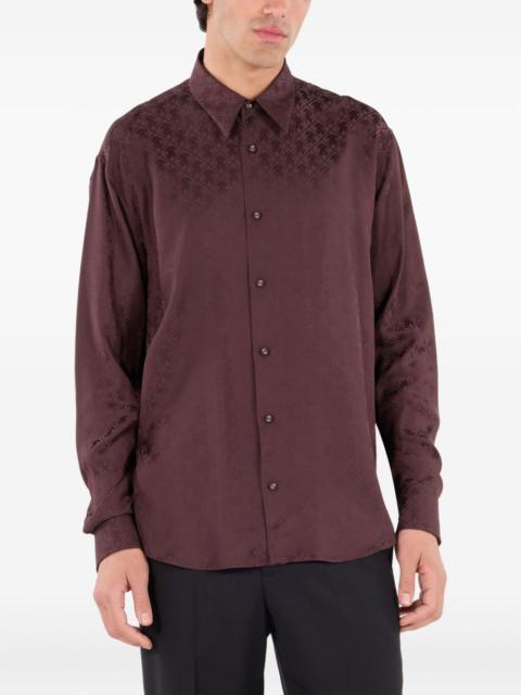 Roberto Cavalli monogram-pattern shirt
