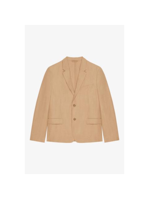 Givenchy Givenchy Unconstructed Jacket W/ Notch Lapel Tan