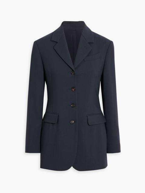 Brunello Cucinelli Bead-embellished wool-blend twill blazer