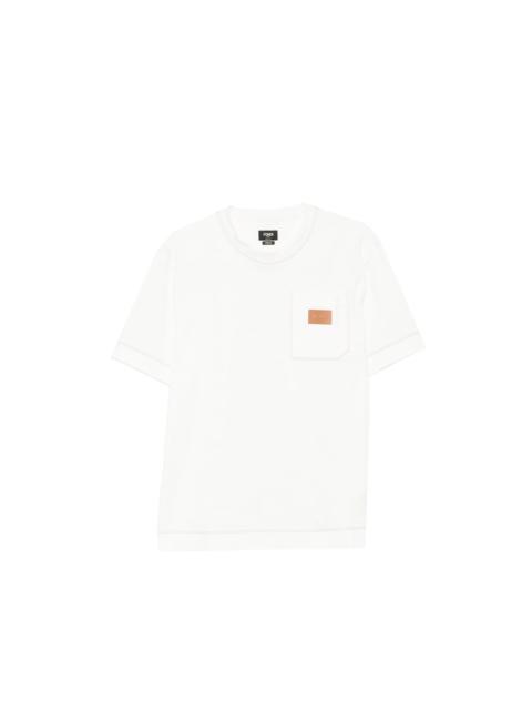 FENDI Fendi White T-Shirts & Vests - T-Shirts Men