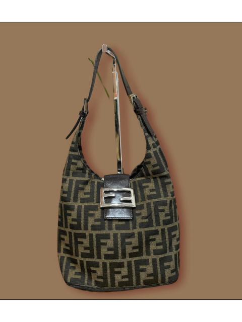 Authentic Fendi Zucca Monogram Shoulder Bag