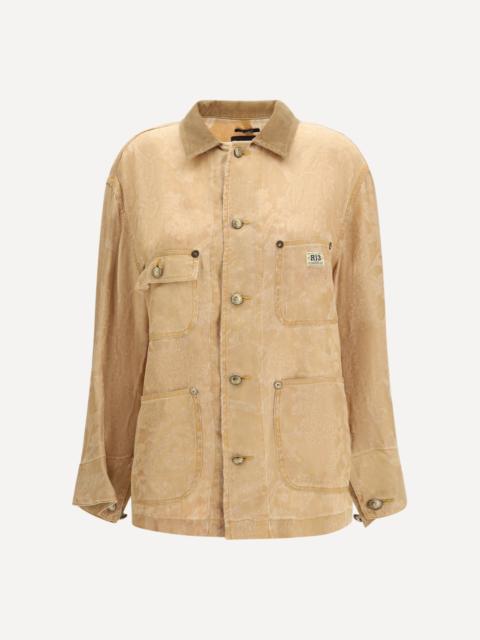 Lemaire DOUBLE LAYER BLOUSON WITH RIB | REVERSIBLE