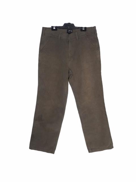 Stussy brown stripes pants