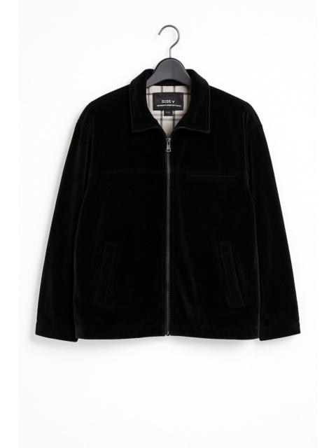 Other Designers Vintage SISSY by Kansai Yamamoto Black Velvet Zip Jacket