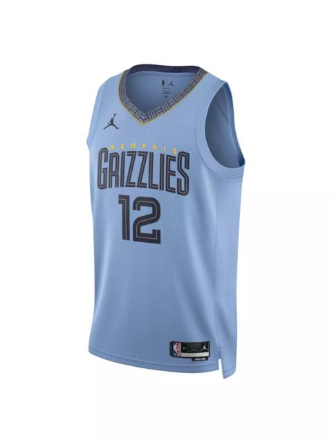 Jordan Men's Memphis Grizzlies Dri-FIT NBA Statement Swingman Jersey-Lt Blue/Morant