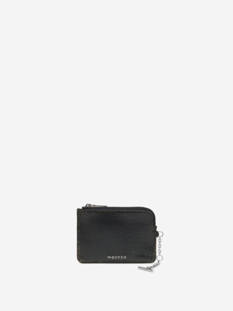 Alexander McQueen LEATHER CHAIN WALLET