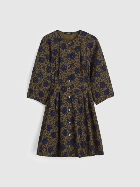 Madewell Sculptural-Sleeve Pleated Mini Dress