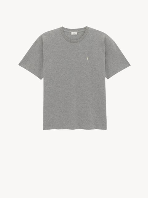 SAINT LAURENT cassandre t-shirt in piqué