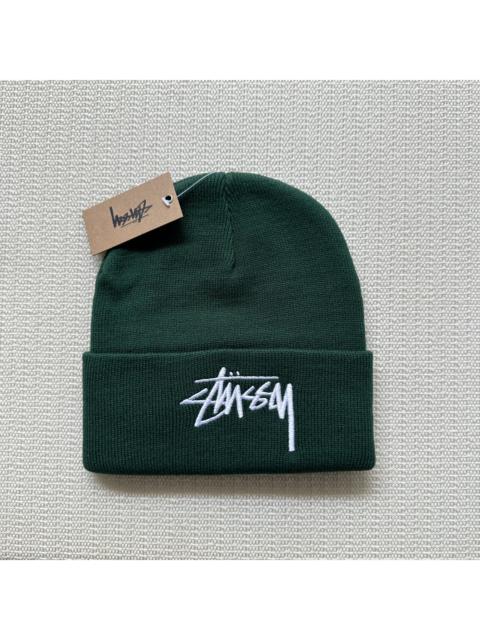 Stüssy Stussy Big Stock Cuff Beanie Hat / Green