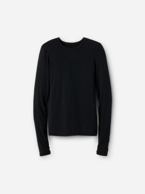 UGG ® Women's Aidelene Long Sleeve Tee LENZINGu2122 ECOVEROu2122 Viscose Blend Tops in Black