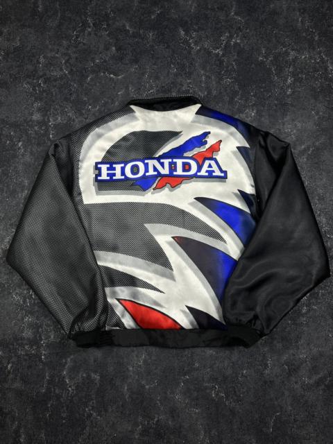 Other Designers Fox Racing × Honda × Supreme - Vintage 90s Overprint Moto Line Honda Racing Bomber Jacket