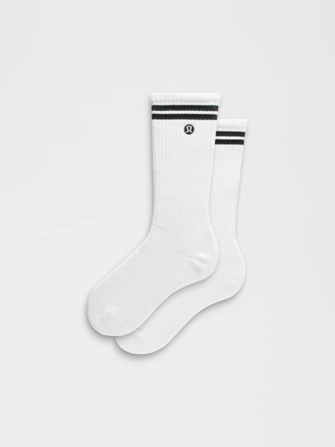 lululemon Unisex Daily Essential Crew Socks *Stripe