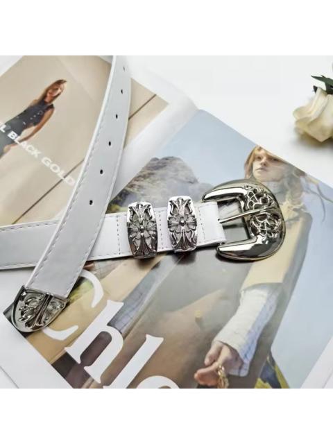 Other Designers Japanese Brand - cross Pu Leather belt