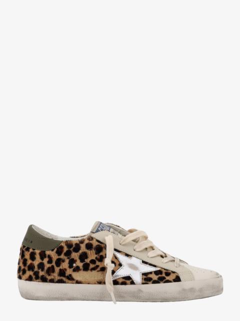 Golden Goose Pony skin sneakers with animalier print
