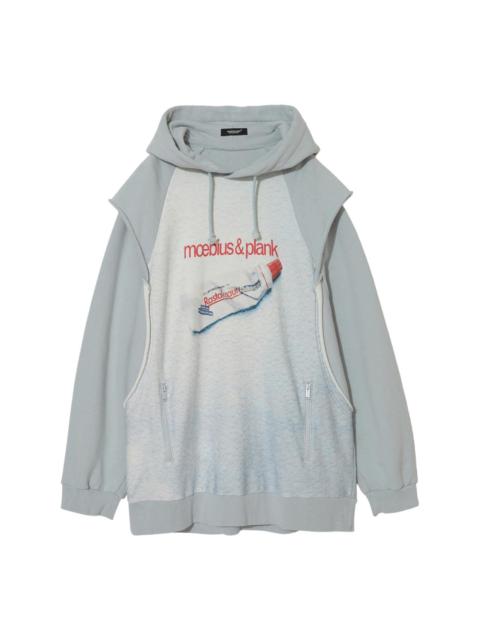 UNDERCOVER Moebius & Plank Layered Hoodie