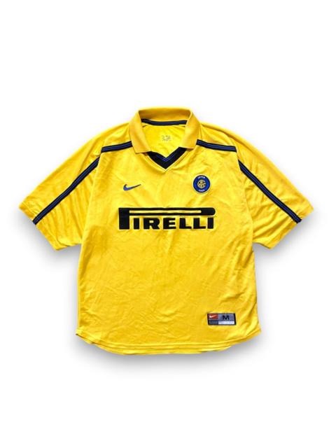 Nike Inter Milano Nike Jersey 1998 1999 Yellow Vintage Retro