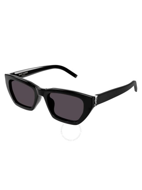 SAINT LAURENT Saint Laurent Black Cat Eye Ladies Sunglasses SL M127-F 001 53