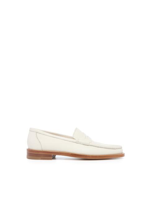 GABRIELA HEARST Pierre Loafer in Ivory Textured Leather