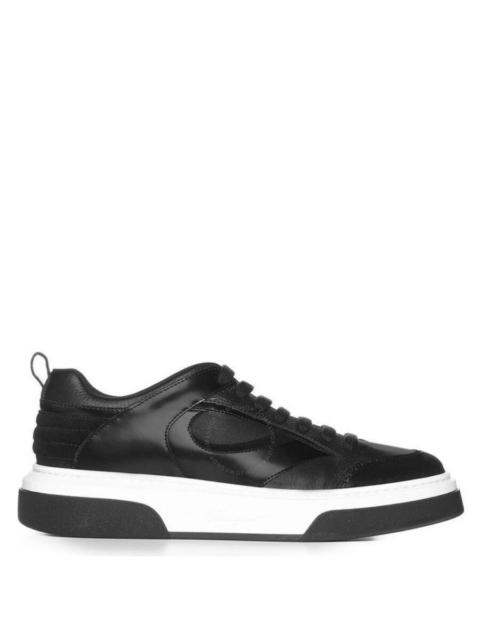 FERRAGAMO Ferragamo Cassina Leather Low-Top Sneakers