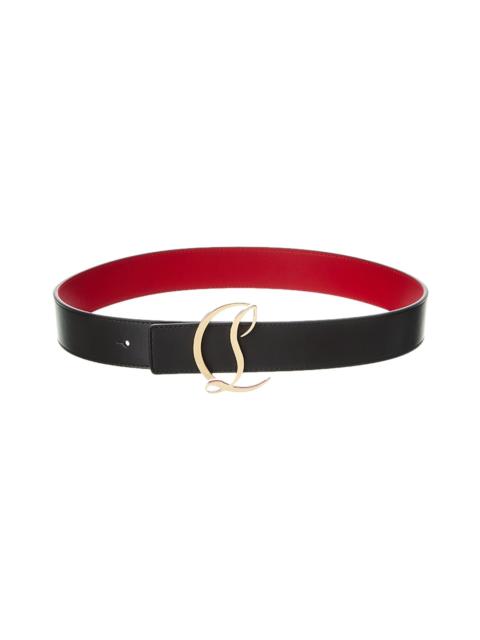 Christian Louboutin Christian Louboutin Logo Leather Belt