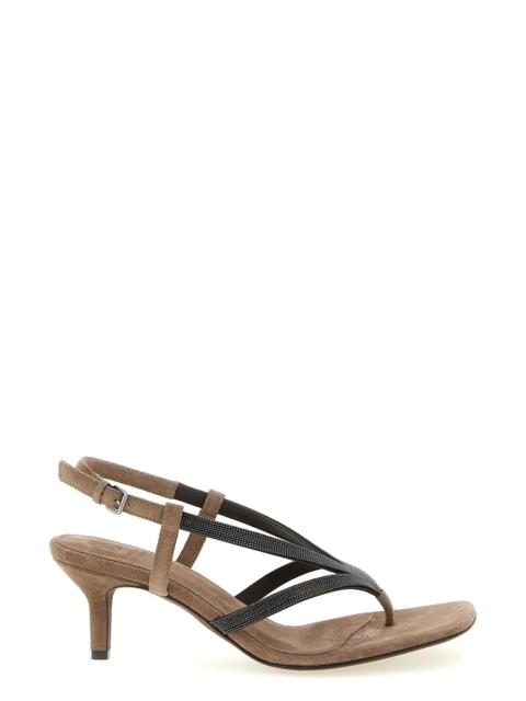 Brunello Cucinelli Monile Sandals