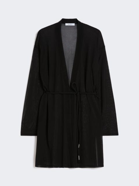 Max Mara DANZA Viscose yarn wrap cardigan