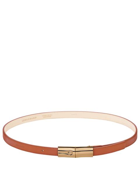 Longchamp Le Roseau Ladies' belt Bark - Leather
