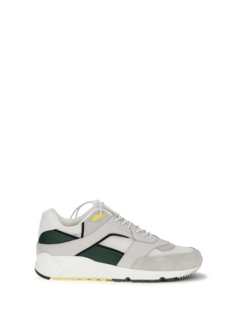 SAINT LAURENT Saint Laurent Smooth Leather And Suede Bump Sneakers