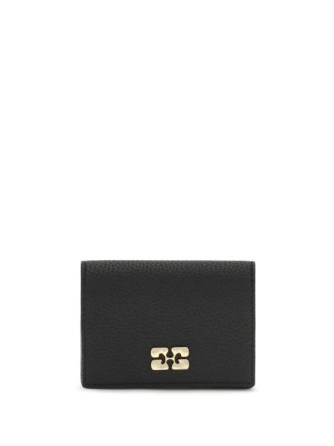 GANNI Ganni Ganni Bou Card Holder With Flap Grained