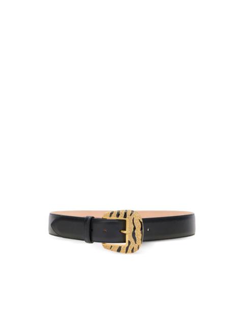 Roberto Cavalli zebra-print crystal-embellished belt