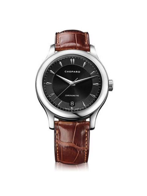 Chopard Chopard L.U.C Classic Black Dial Brown Leather Automatic Men's Watch 161907-1001