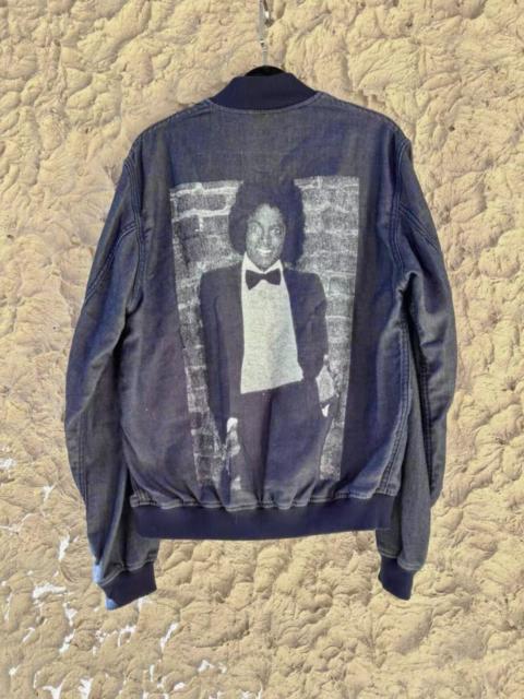 Hysteric Glamour Hysteric Glamour Michael Jackson Denim Baseball Jacket "OFF THE WALL"