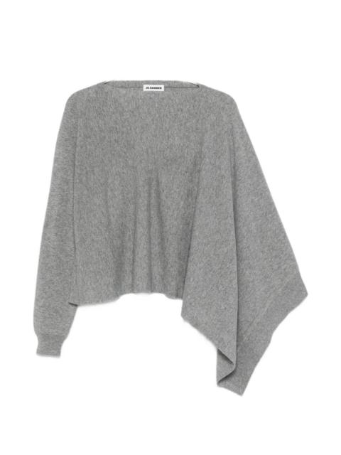 Jil Sander Jil Sander Women Crewneck Sweater With Drape