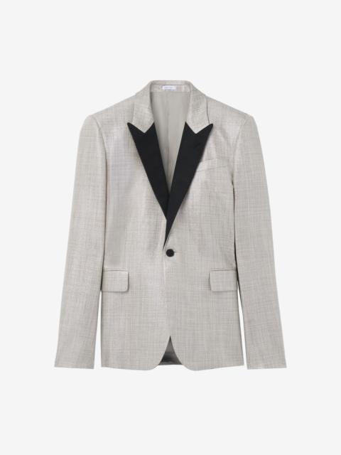 Alexander McQueen Metallic Single-breasted Jacket