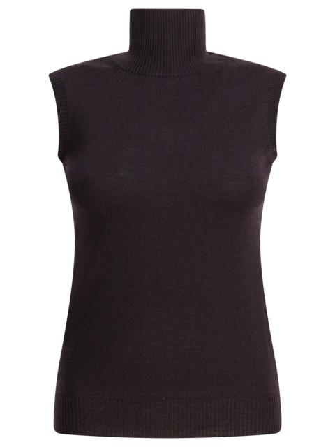 Other Designers Max Mara Sportmax Mock Neck Sleeveless