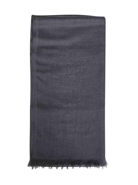 Brunello Cucinelli Brunello Cucinelli Women Lead Grey Cashmere And Silk Scarf
