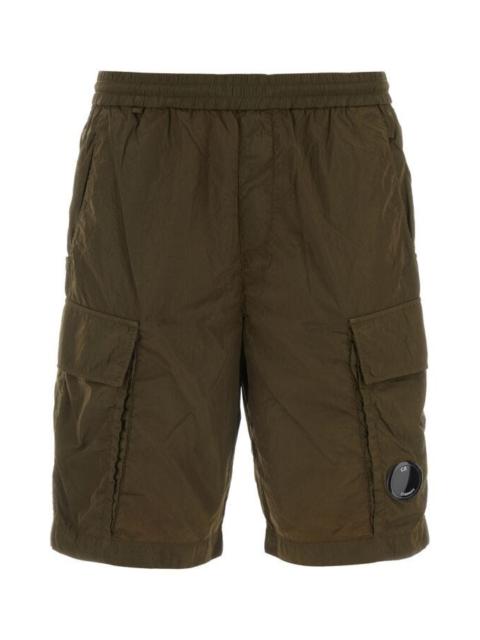 C.P. Company C.P. Company Man Army Green Nylon Bermuda Shorts