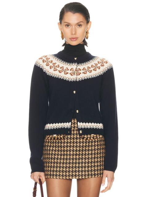 FRAME The Cashmere Fairisle Cardi