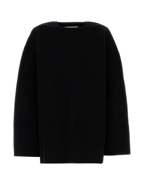 Jil Sander Black wool blend oversize sweater