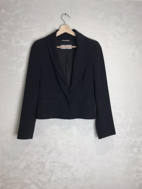 Max Mara Max Mara One Button Cropped Blazer Jacket