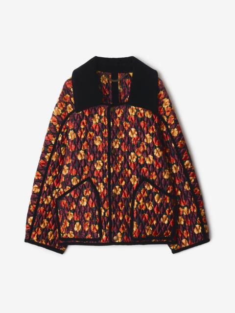 Burberry Geranium Leaf Quilted Nylon Floriston Jacket