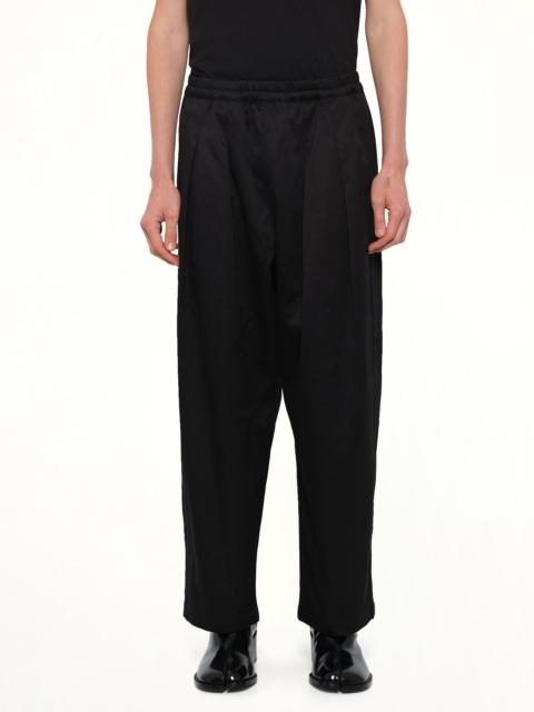 Maison Margiela Cotton Twill Pants in Black